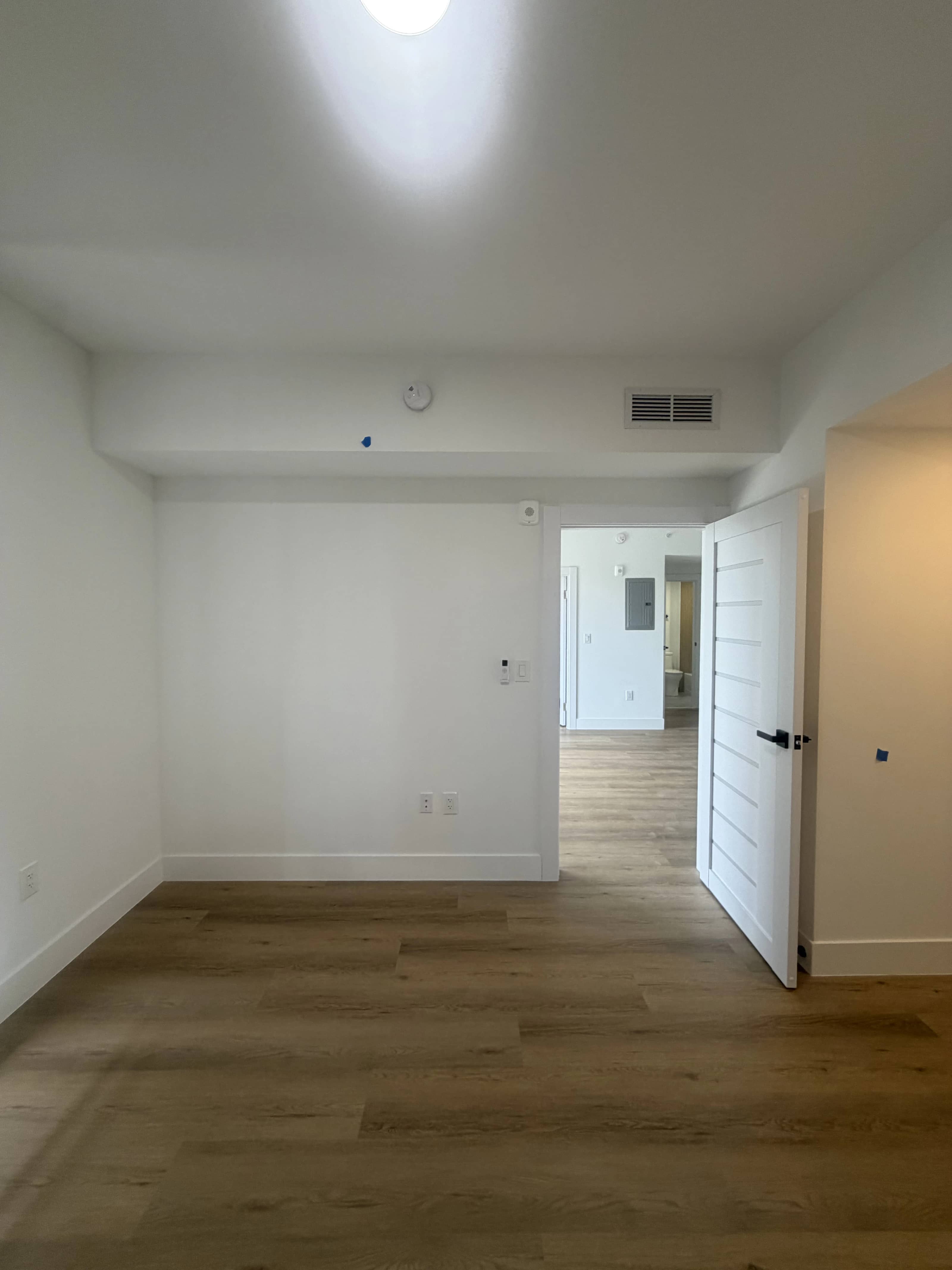 A finished apartment interior at Aventura Quattro.